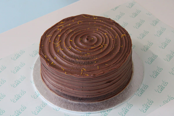 Chocolate Orange Fudge Cake - 8 Inch