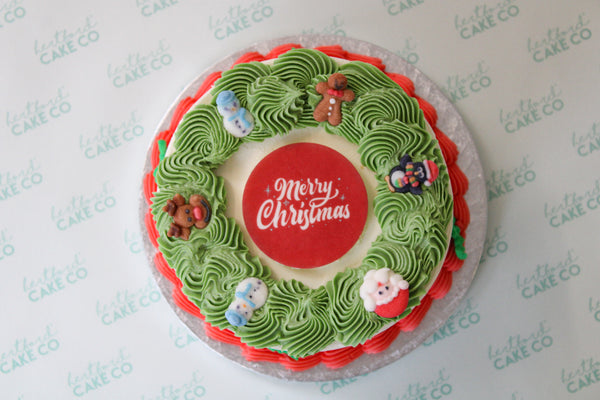 Merry Christmas Character Cake