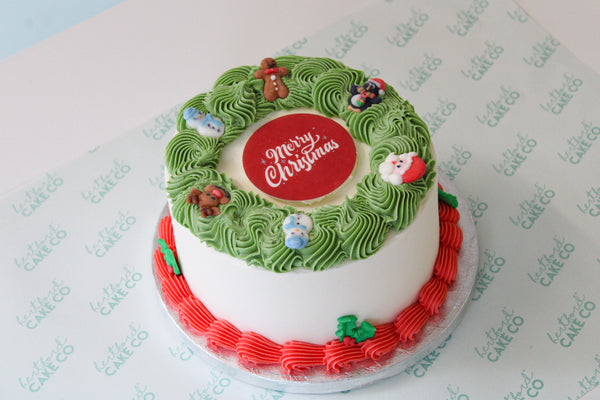 Merry Christmas Character Cake