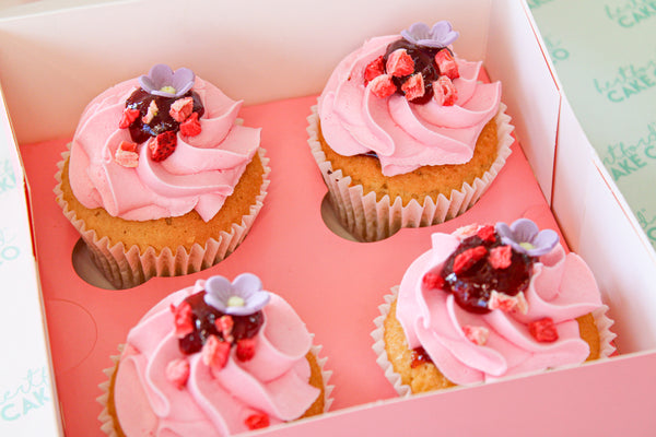 Mother's Day Strawberry Victoria Sponge Cupcakes