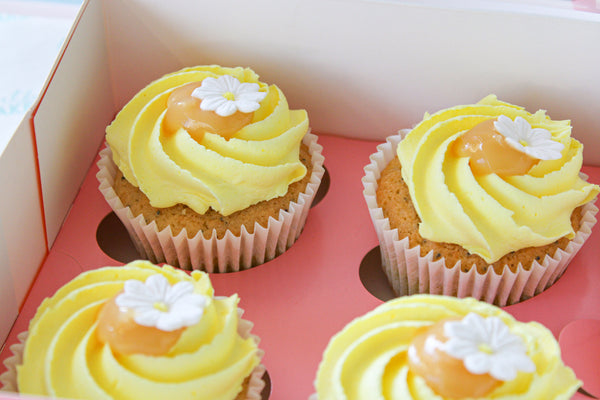 Mother's Day Lemon & Poppyseed Cupcakes