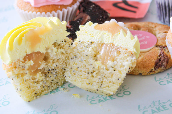 Mother's Day Lemon & Poppyseed Cupcakes