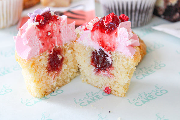 Mother's Day Strawberry Victoria Sponge Cupcakes